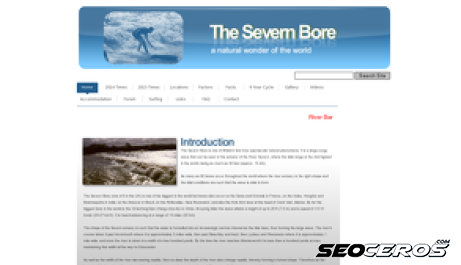 severn-bore.co.uk desktop förhandsvisning