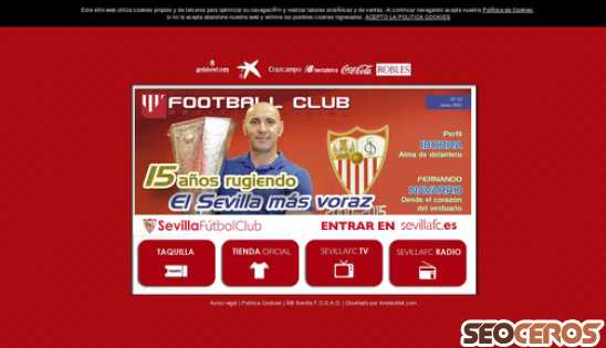 sevillafc.es desktop előnézeti kép