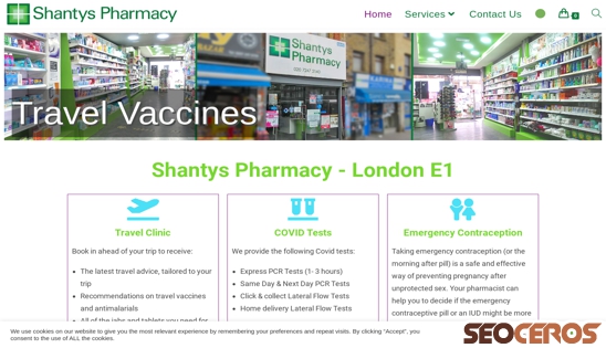 shantyspharmacy.com desktop náhľad obrázku