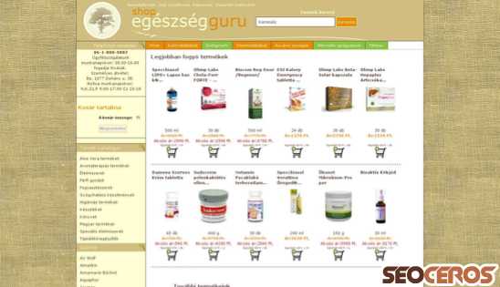 shop.egeszsegguru.hu desktop náhľad obrázku
