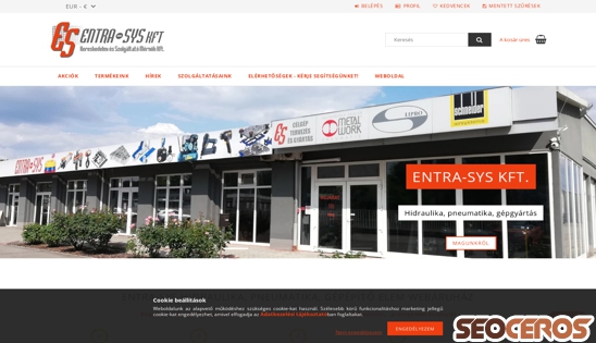 shop.entra-sys.hu desktop náhľad obrázku