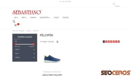 shop.sebastiano.hu/felcipok desktop förhandsvisning