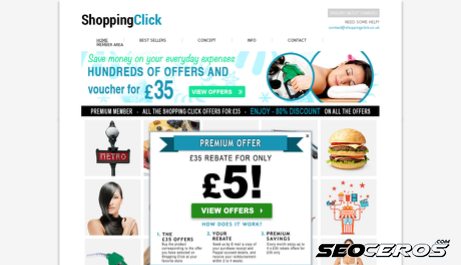 shoppingclick.co.uk desktop náhled obrázku