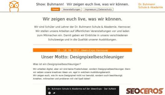 show.buhmann.de desktop Vorschau