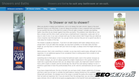 showersandbaths.co.uk desktop preview
