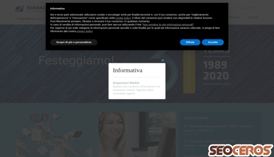 simad-xray.com desktop anteprima