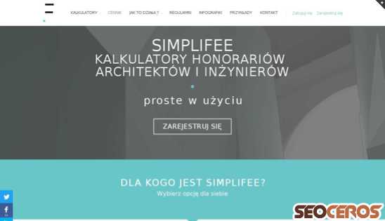 simplifee.pl desktop vista previa