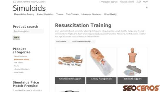simulaids.wpengine.com/product-category/resuscitation-training desktop náhľad obrázku
