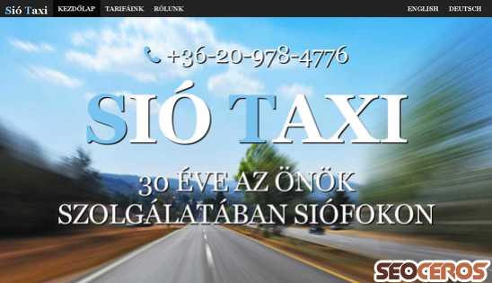 sio-taxi.hu desktop anteprima
