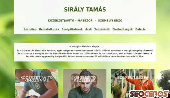 siralymasszazs.hu desktop náhled obrázku