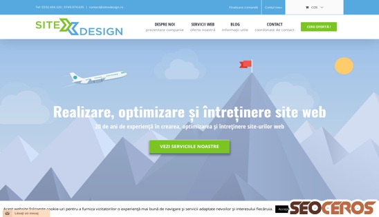 sitexdesign.ro desktop previzualizare