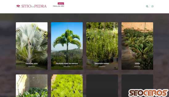 sitiodapedra.com desktop náhľad obrázku