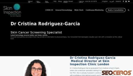 skininspection.co.uk/dr-cristina-rodriguez-garcia-harley-street-dermatologist desktop előnézeti kép