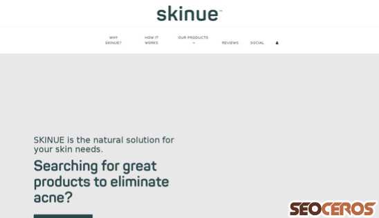 skinue.com desktop preview