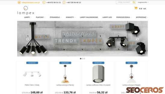 sklep.lampex.com.pl desktop obraz podglądowy