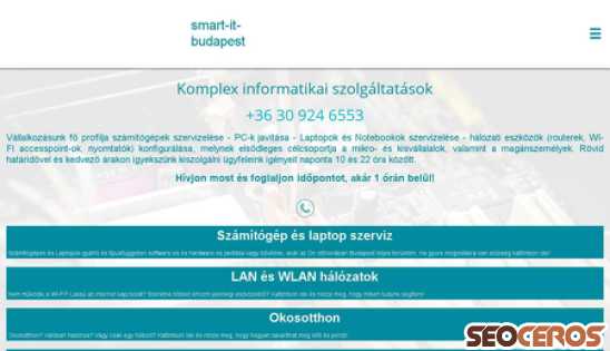 smart-it-budapest.com desktop náhľad obrázku