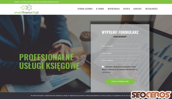 smartfinance24.pl desktop előnézeti kép