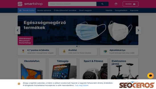 smartshop.hu desktop előnézeti kép