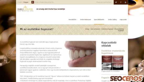 smilecenter.hu/hu/mi-az-esztetikai-fogaszat desktop förhandsvisning