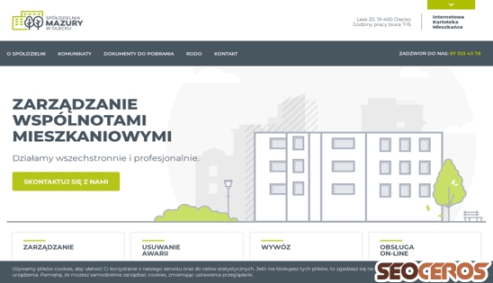 smmazury.pl desktop náhľad obrázku