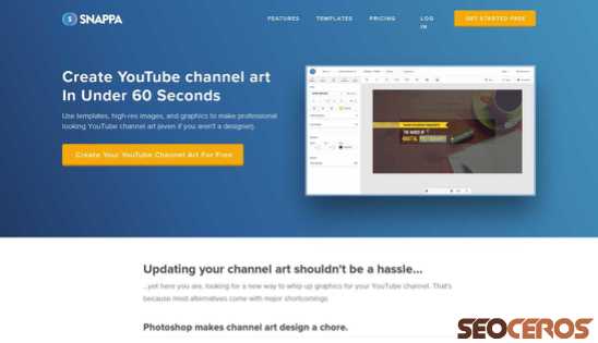 snappa.com/create/youtube-channel-art desktop preview