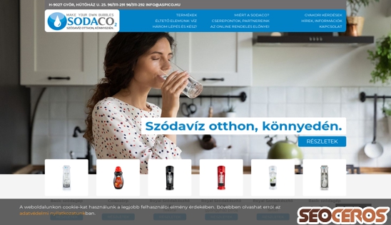 sodaco.hu desktop förhandsvisning