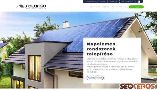 solargo.hu desktop előnézeti kép