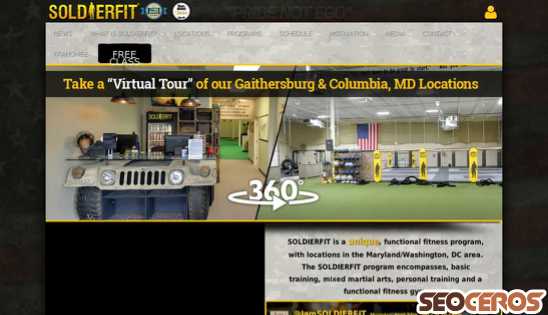 soldierfit.com desktop náhľad obrázku