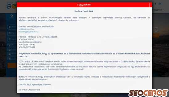 soltravel.hu desktop náhled obrázku