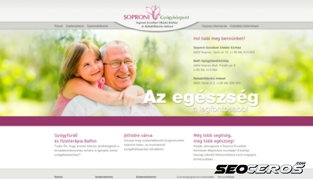 sopronszanat.hu desktop náhled obrázku