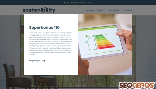 sostenibility.it desktop preview