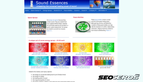 soundessences.co.uk desktop előnézeti kép