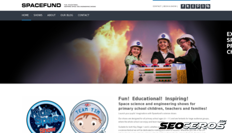 spacefund.co.uk desktop previzualizare