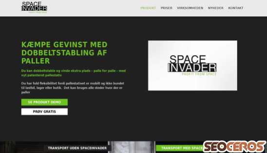 spaceinvader.com desktop Vorschau