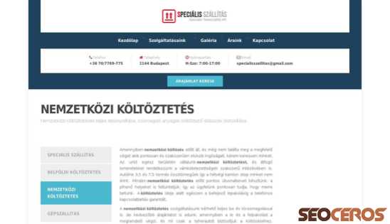 specialisszallitas.hu/nemzetkozi-koltoztetes desktop förhandsvisning