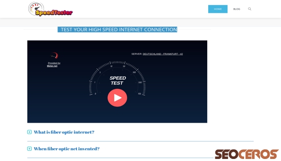speedtester.org desktop náhled obrázku