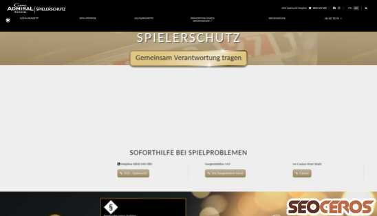 spielerschutz.li desktop előnézeti kép