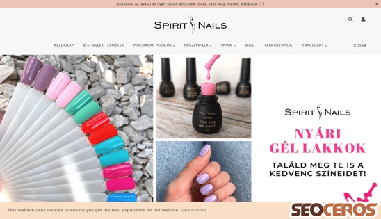 spiritnails.eu desktop náhľad obrázku