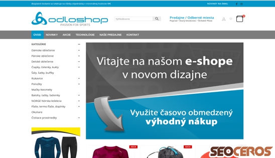 sport-oblecenie.sk desktop előnézeti kép