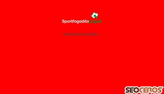 sportfogadastippek.com desktop előnézeti kép