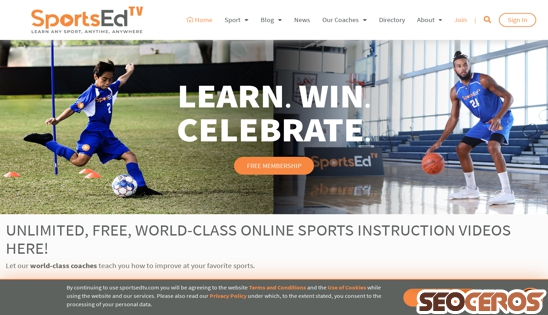 sportsedtv.com desktop obraz podglądowy