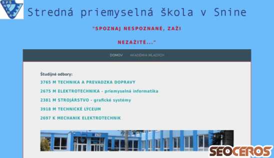 spssnina.sk desktop vista previa