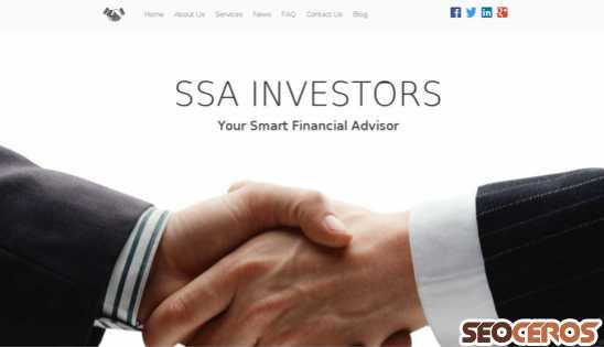 ssainvestors.com desktop náhled obrázku