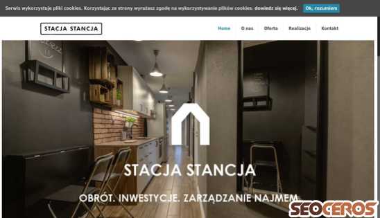 stacjastancja.pl desktop förhandsvisning