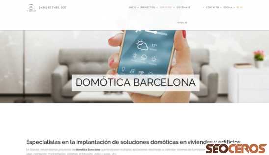 standal.es/domotica-barcelona desktop förhandsvisning