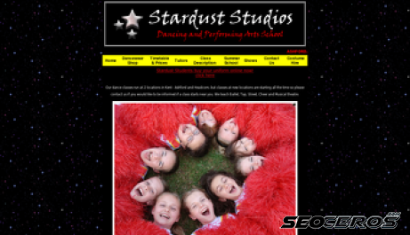 starduststudios.co.uk desktop előnézeti kép
