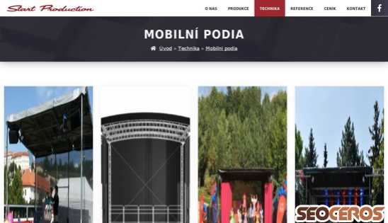 startproduction.cz/technika/mobilni-podia desktop náhľad obrázku