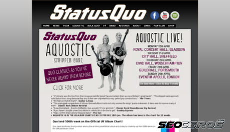 statusquo.co.uk desktop previzualizare