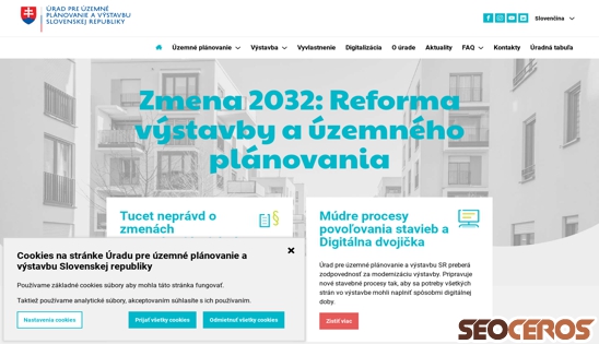 stavebnyurad.gov.sk desktop previzualizare