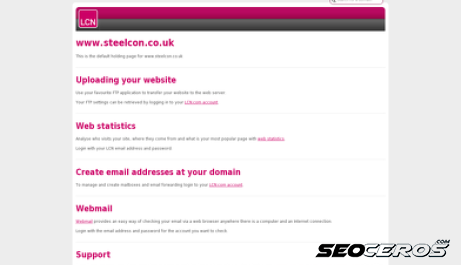steelcon.co.uk desktop förhandsvisning